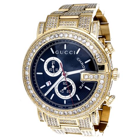 mens diamond gucci watch replica|refurbished gucci watches.